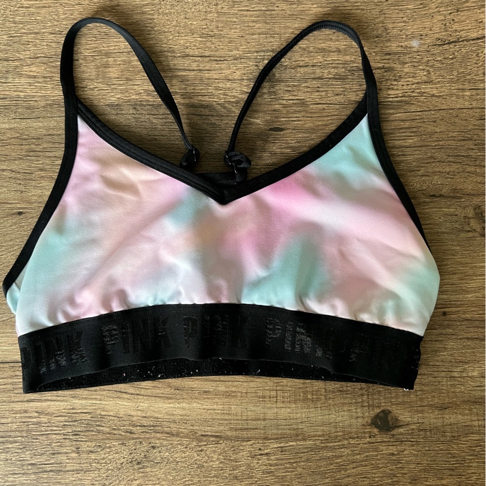 Tie dye sports bra